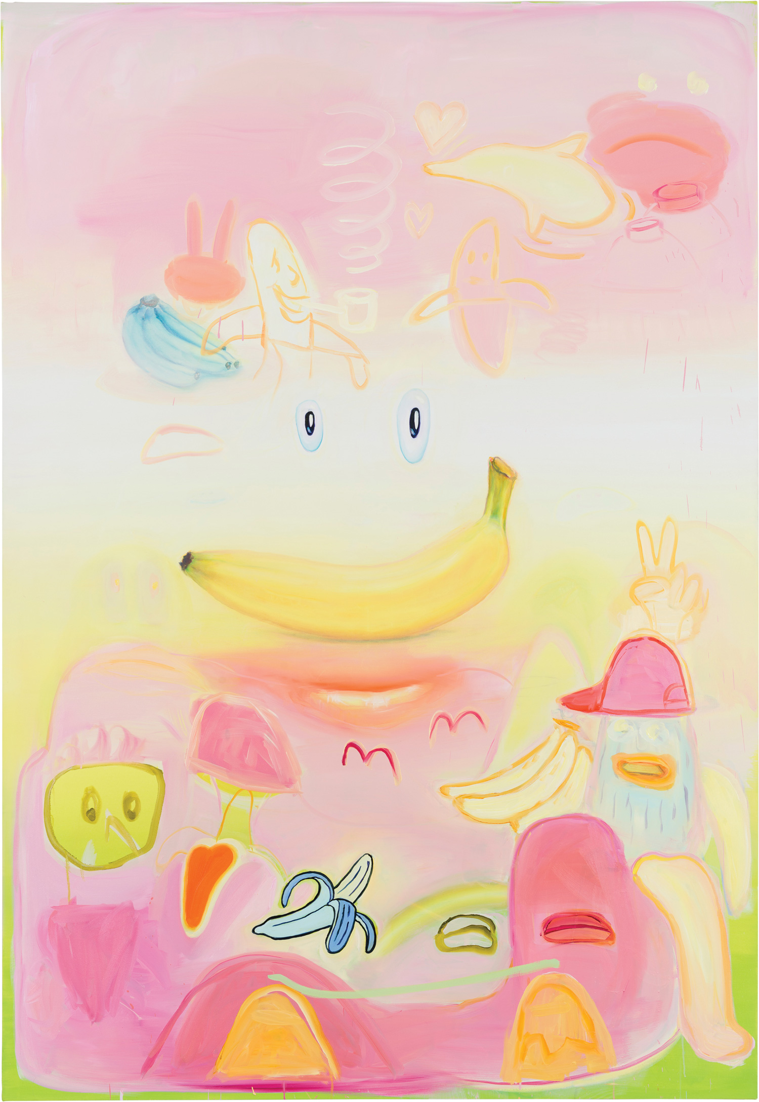 Pedro Caetano - Boka Loka - Óleo sobre tela, 220 x 150 cm, 2015