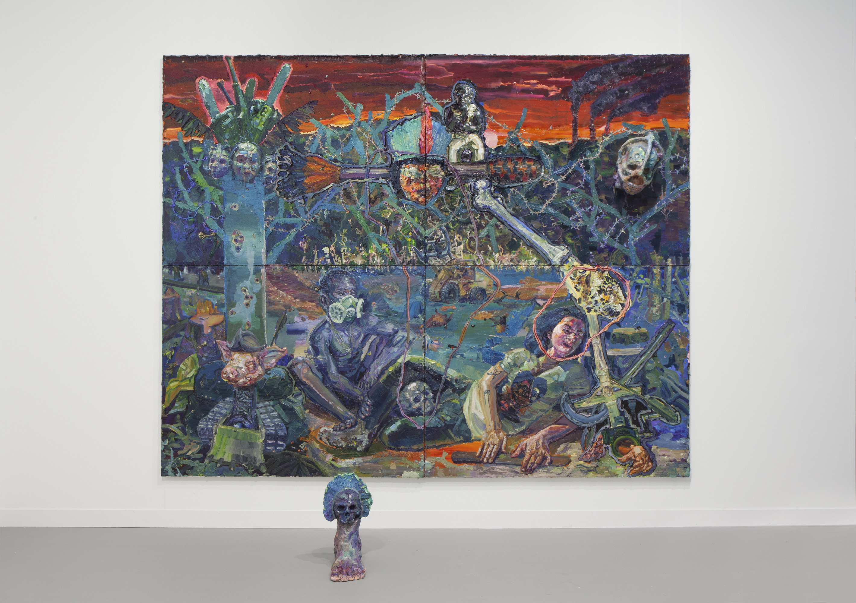 Dona Herondina e o descanso do guerreiro no jardim, 2014